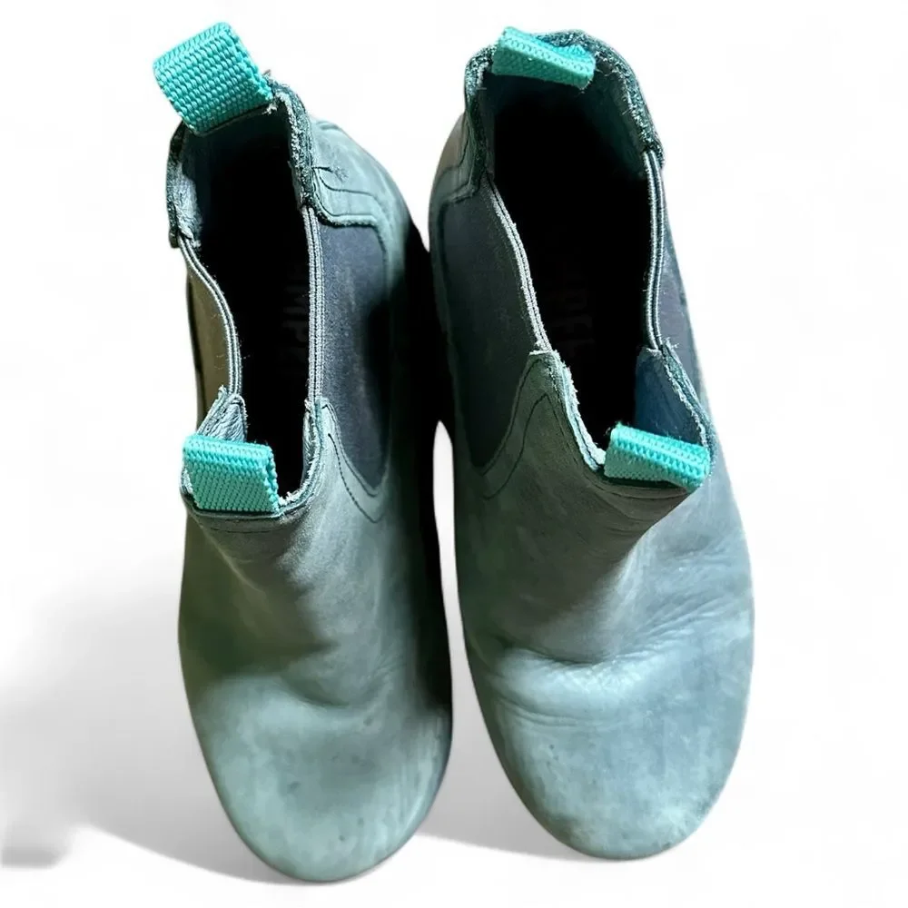 Camper Kids Gray Green Boots Size 31